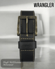 Wrangler Brown Leather Belt - W0081US - Hugh McElvanna Menswear