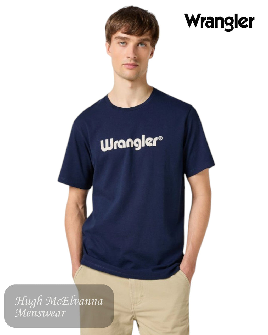 Wrangler Logo Tee - Hugh McElvanna Menswear