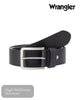 Wrangler structured belts in black and brown - Hugh McElvanna Menswear