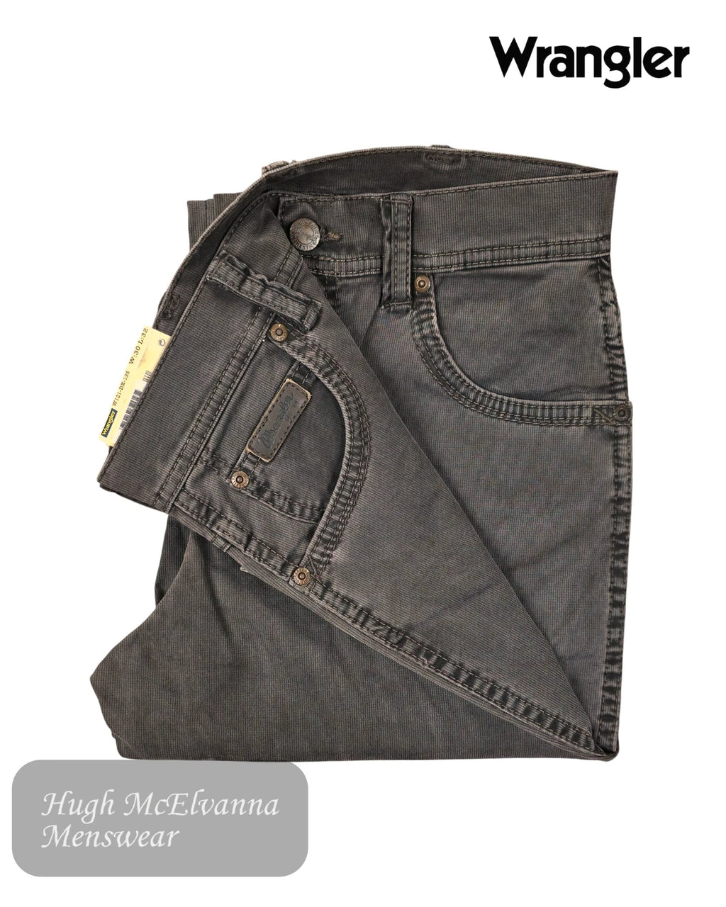 Wrangler TEXAS Brown Needle Cord Jean | W121DX135 - Hugh McElvanna Menswear