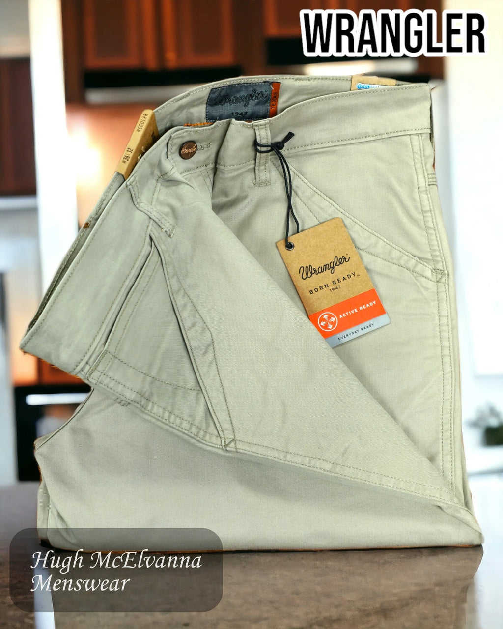 Wrangler Texas Camel Jean - W12180175 - Hugh McElvanna Menswear