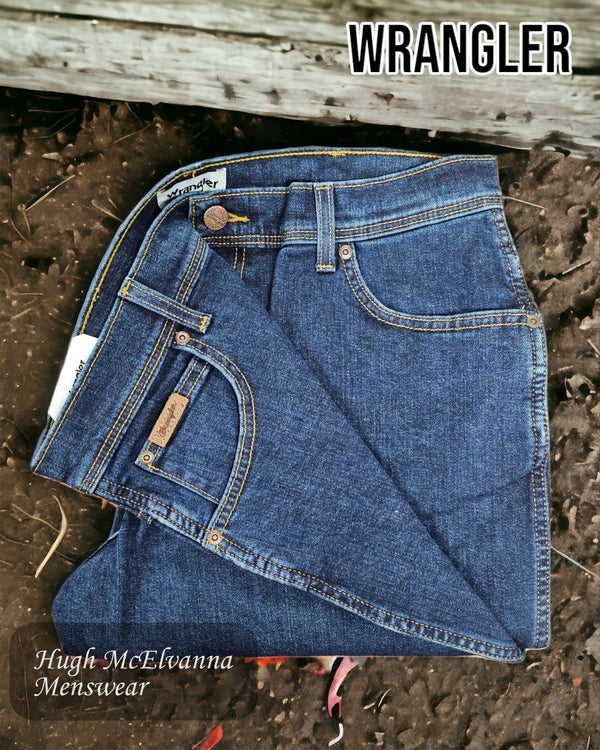 Wrangler Texas Dark Stonewashed - W12133009 - Hugh McElvanna Menswear