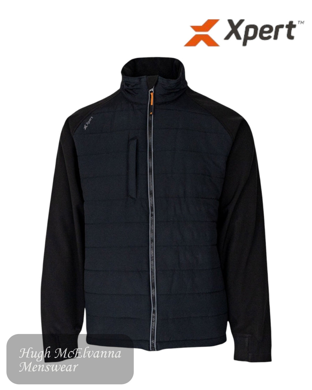Xpert PRO Rip - Stop Hybrid Jacket Black - XPP6500 - Hugh McElvanna Menswear