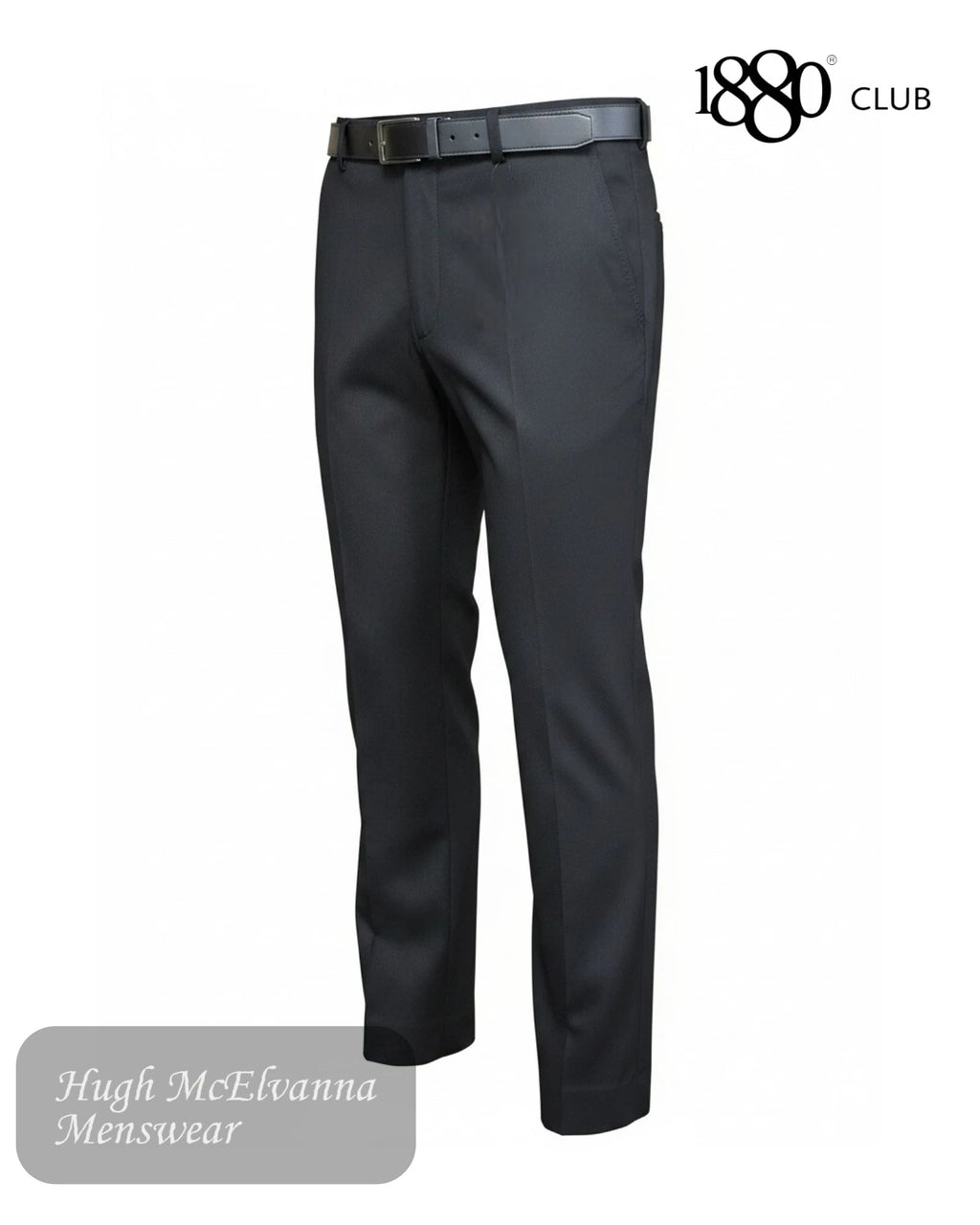 Youth’s 1880 Club 72300/00 Black Trouser - Hugh McElvanna Menswear