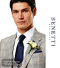 Benetti CHARLES Stone Check Blazer - COMFORT FIT - Hugh McElvanna Menswear