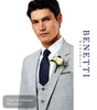 Benetti Suit Jacket 'PHILIP' Silver Check COMFORT FIT - Hugh McElvanna Menswear